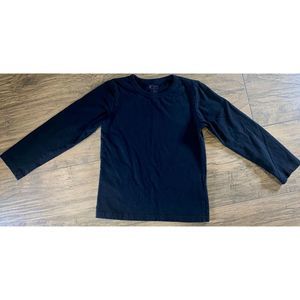 The Children’s Place Baby Toddler Boys Long Sleeve Crewneck T-Shirt Black 4T